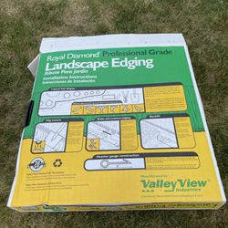 Landscape Edging, Straight 8” Connectors &90 Degree Connectors. See Description