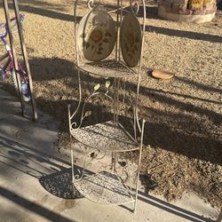 Hand Painted Original Plant Stand