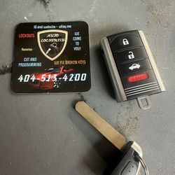 2015 Acura ILX  Smart Key Fob - New Unused