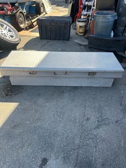 Aluminum truck toolbox storage tool box diamond
