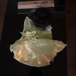 Costume Disney Pet Costume  Tails Tiana Princess & the Frog dog S