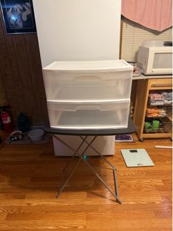 Plastic Storage Drawers 2-Tier