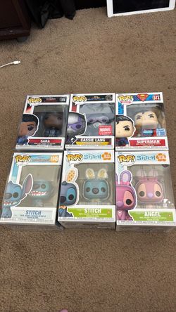 Funko Pop Lot of 6 Vinyl Figures