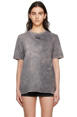 DIESEL Gray T-Just-G1 T-Shirt Size XXS SOLDOUT