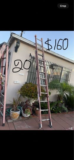 20 ft and more sizes available Fiberglass Extension Ladders