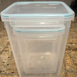 Two Plastic Storage Containers