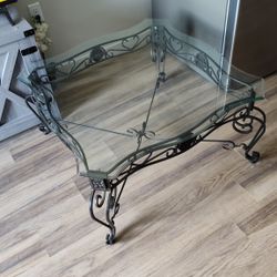 Glass Top Coffee Table