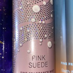 NEW Bath and Body Works Pink Suede 8oz Fine Fragrance Mist Spray