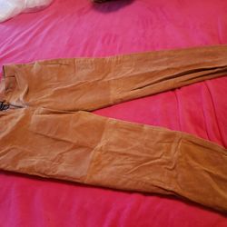Genuine Leather/Suede Woman's Pants. Size 16