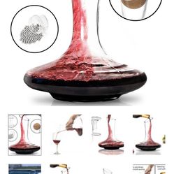 Wine Decanter With Drying Stand