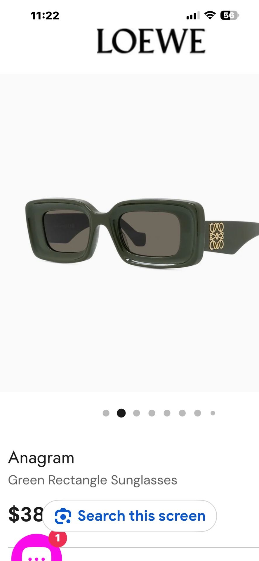 Loewe Olive Sunglasses