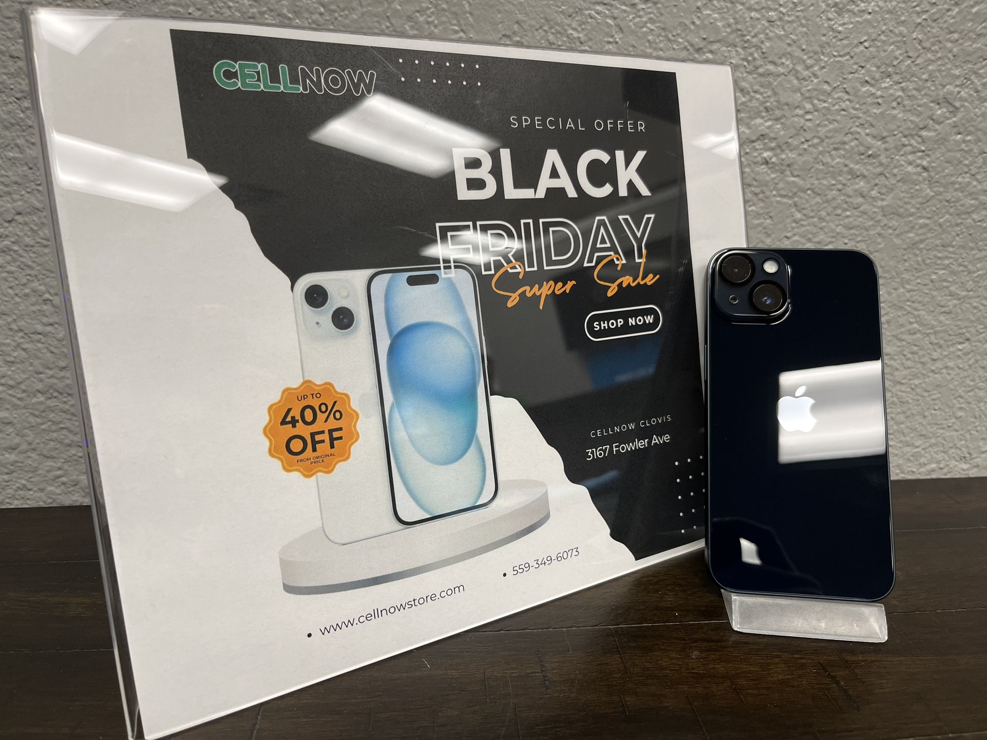 Last Chance Black Friday Deals! iPhone 14 Unlocked 128GB - Black