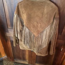 Vintage Sunriders Western Wear Fringe Jacket