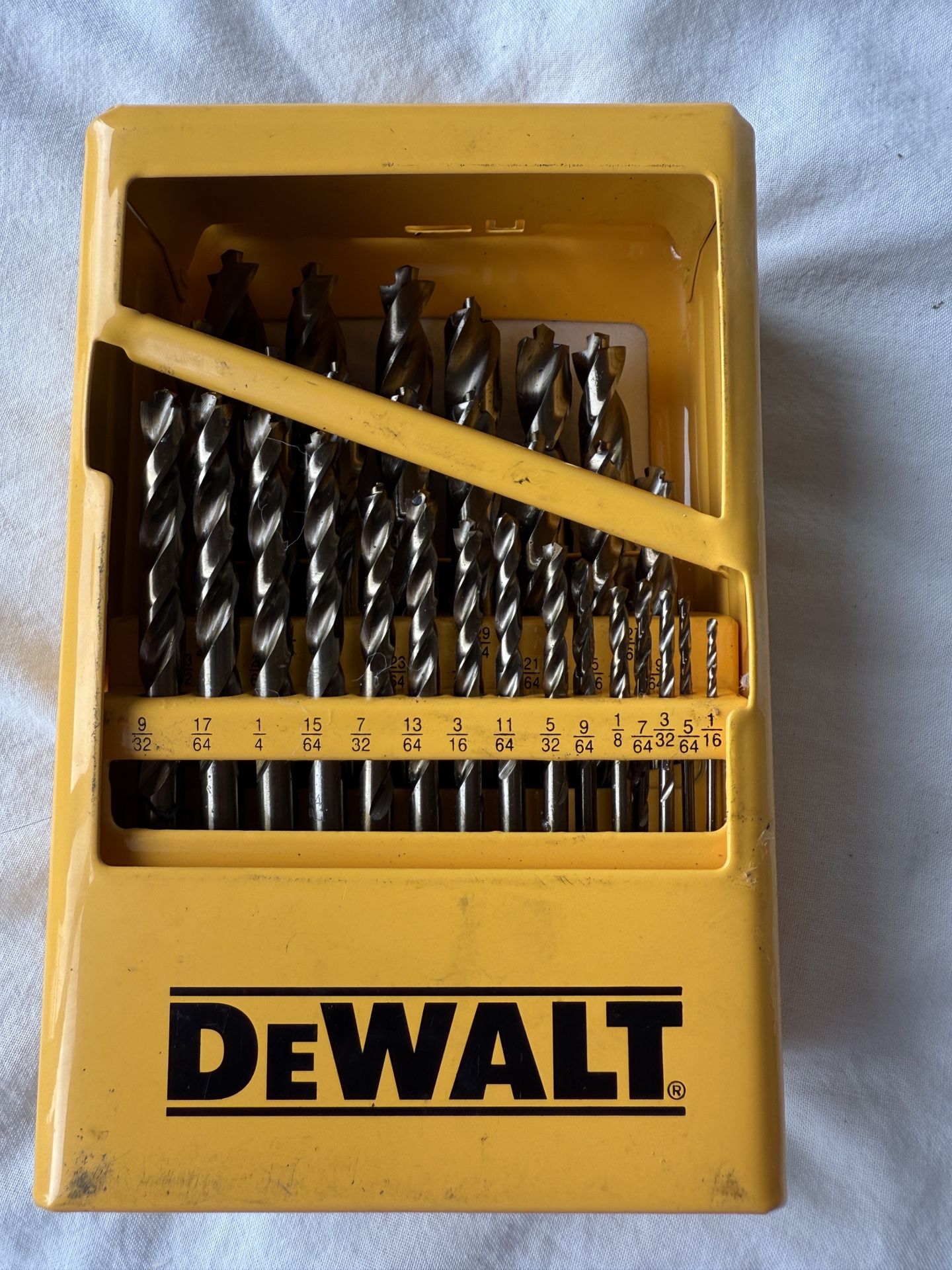DeWalt Drill Set 1/16 (1.6mm) - 1/2 (12.7mm)