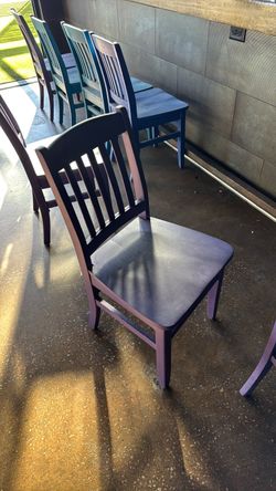 OBO - 10 Wooden Chairs