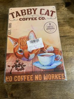 Weimild Tabby Cat Poster