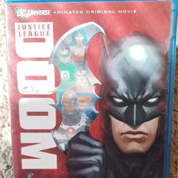 Batman Doom Movie Cartoon Blu Ray DC Comics Hero Justice League 