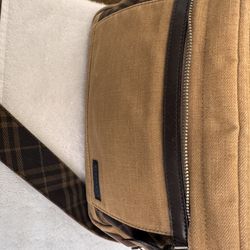 Preloved Burberry Canvas Crossbody 