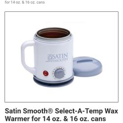 Satin Smooth Select A Temp Wax Pots. Set Of Two. Like New.
