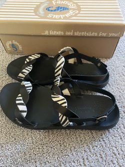 Genuine leather sandals, made in Greece