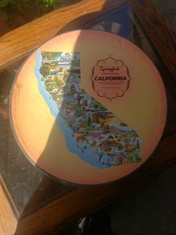 Vintage Springbok California Map Puzzle
