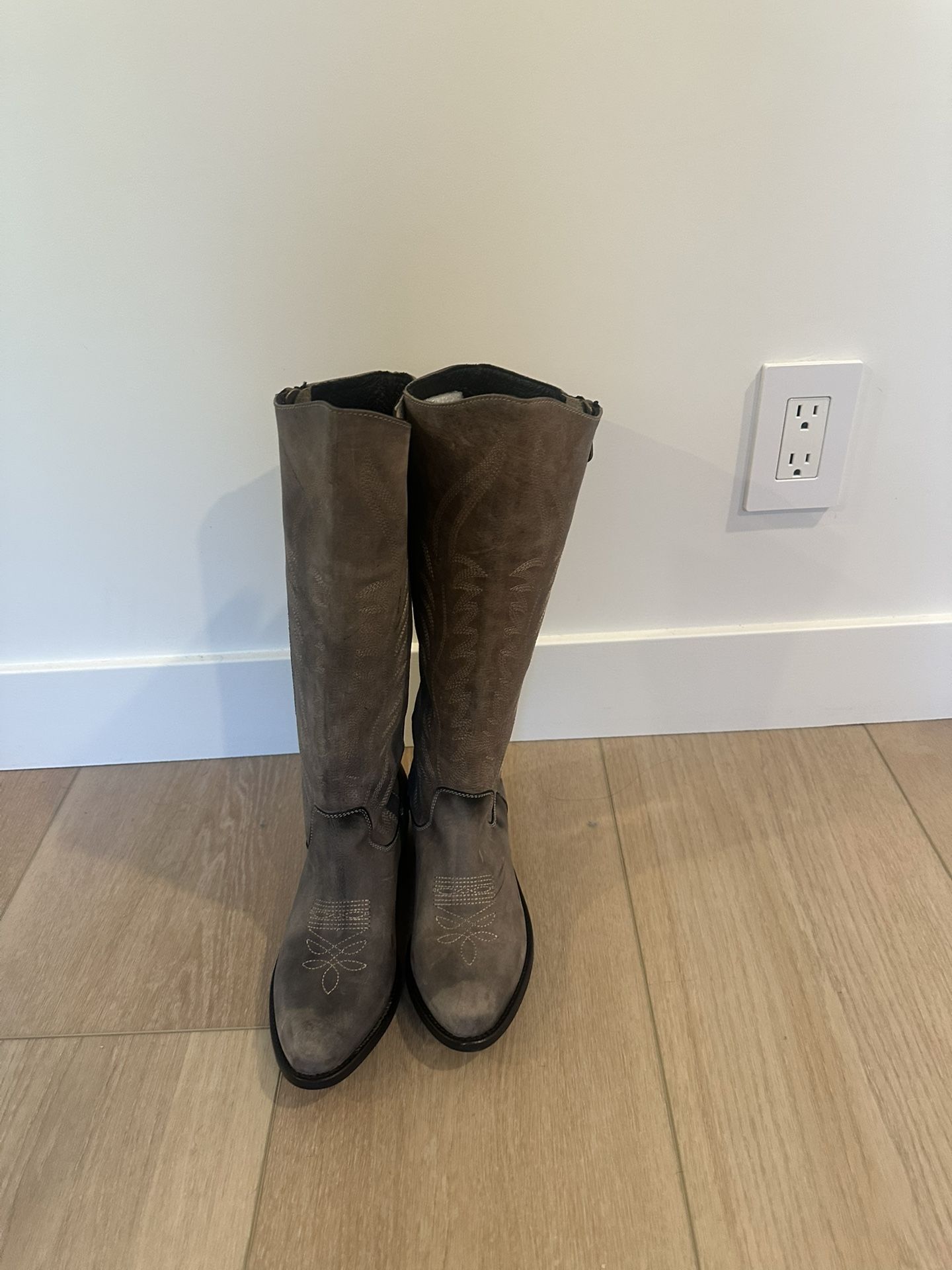 Steve Madden Leather Cowboy Boots