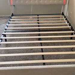L.E.D Queen size bed 