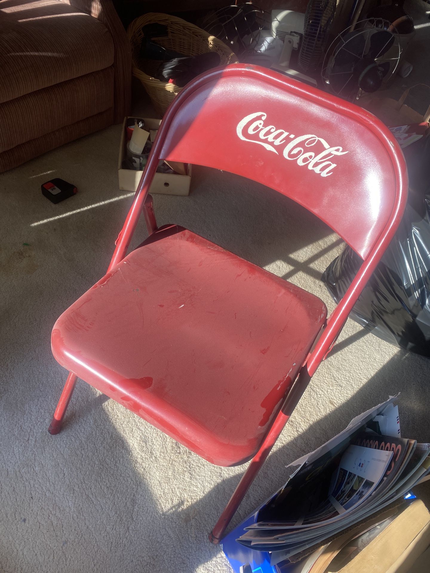 Vintage Coca-Cola Red Chair