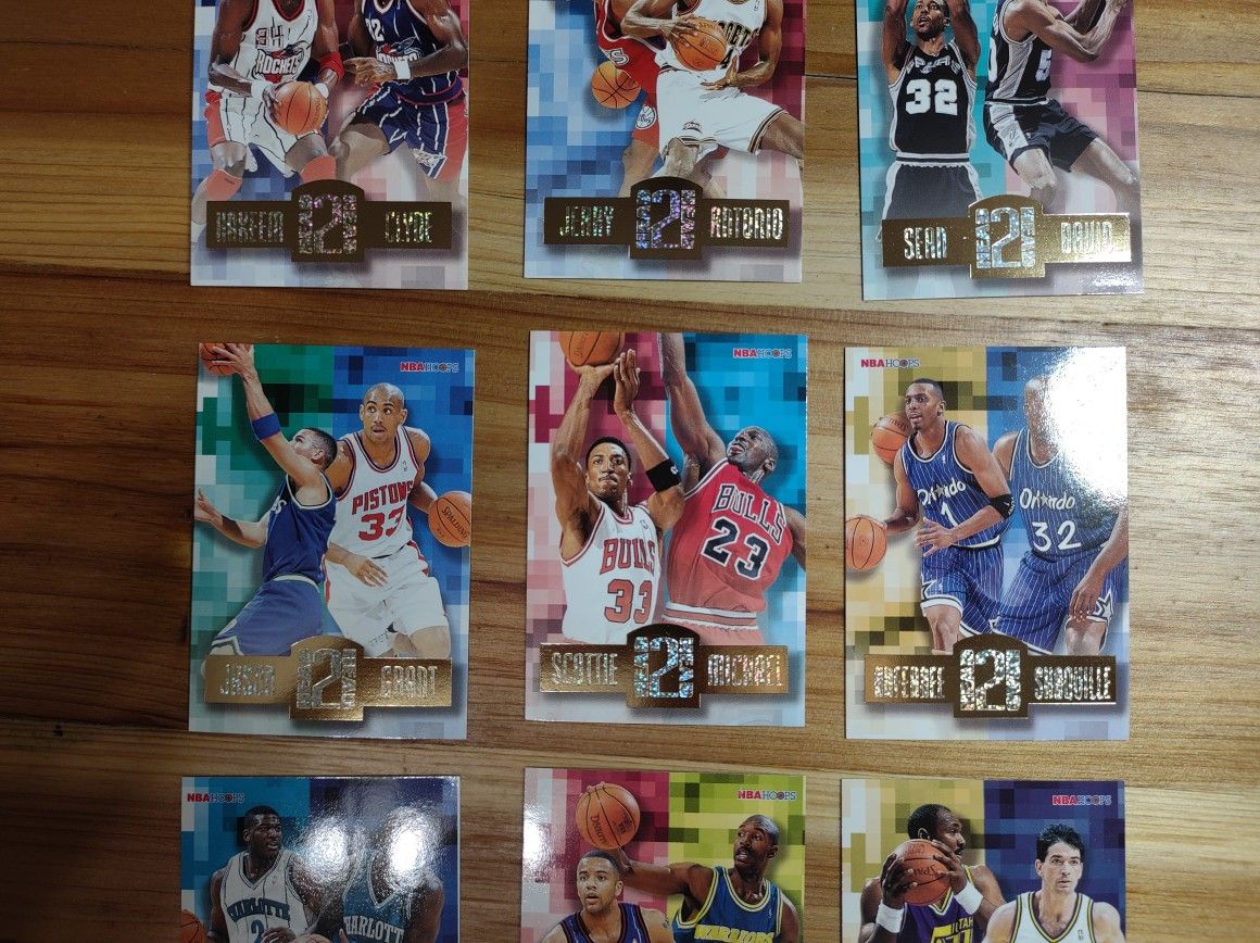 Michael Jordan & Scottie Pippen Card see