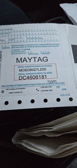 Maytag double oven/Airfryer