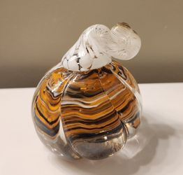 Zimmerman Art Hand Blown Glass Pumpkin