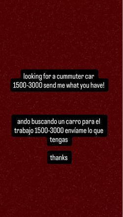 Looking for a car