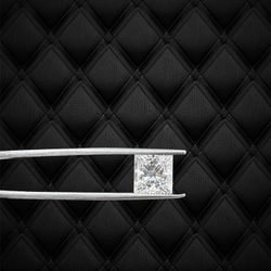 Princess Shape Certified Diamond 