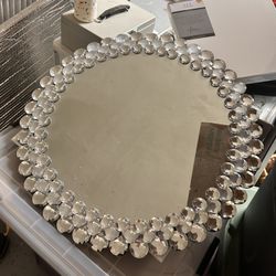 Gorgeous, Vintage MCM Style Modern-mix Mirror Glam Mirror **delivery available $5+***