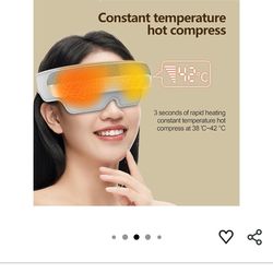 Eye & Head Massager,Relax Eye, Forehand and Temple Massager, Air Compression & Bluetooth Music,5 Modes, 180° Foldable, Valentine’s Day & Birthday Gift