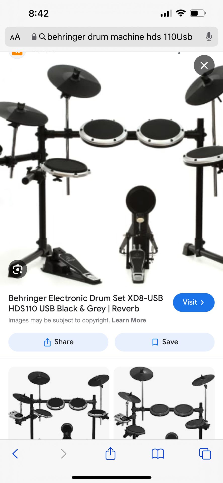 Behringer Electronic drum Set HDS 110 USB