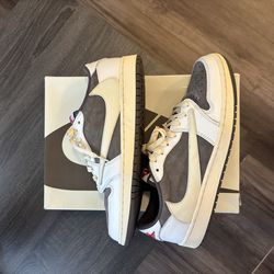 Jordan 1 OG Low Travis scott reverse mocha size 11