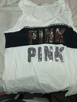 Victoria's Secret PINK Sequin Tank Top