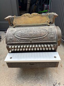 Antique cash register
