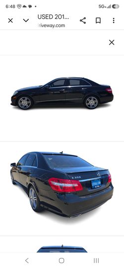 2011 E350 Mercedes Black 110,000