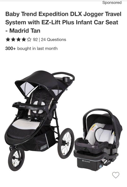 Baby Trend Expedition DLX Jogger Travel