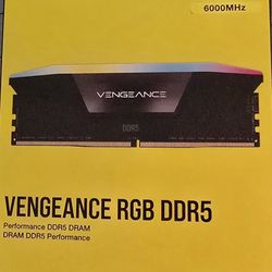Corsair VENGEANCE 64gb (32x2)DDR5 6000mhz RAM Unopened NiB