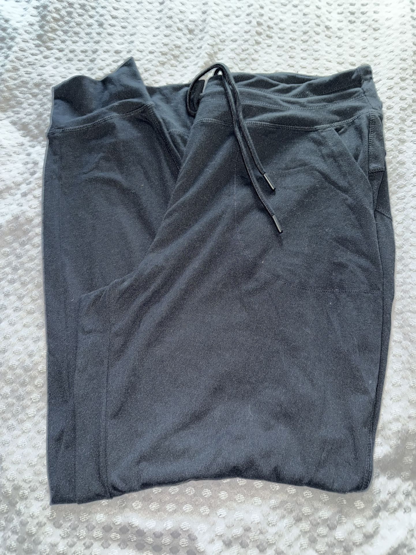 WOMENS XL JOGGERS PANTS BLACK LOLE BLACK