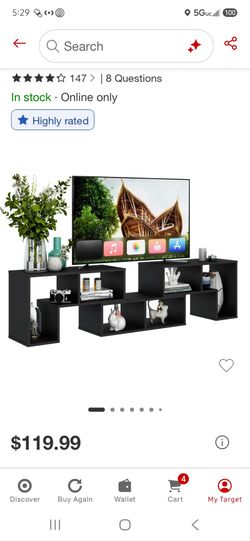 3 piece tv console