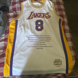 rare kobe jersey with records and stitched autograph
