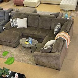 Graftin Teak Sectional Sofa Couch