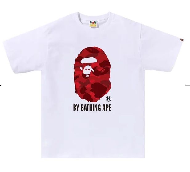 BAPE Color Camo By Bathing Ape Tee 'White/Red'