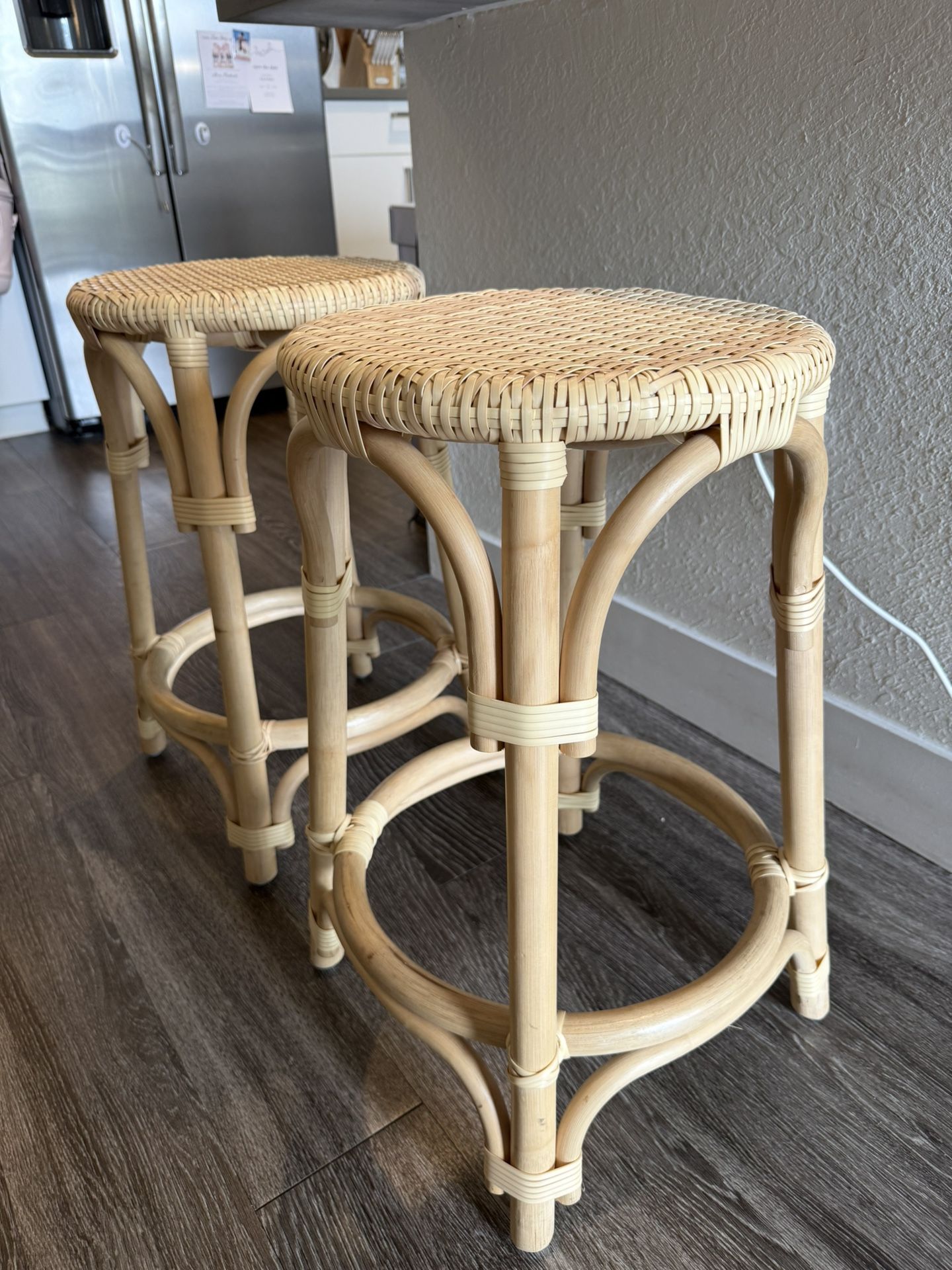 Target Rattan Bar Stools (Set of 2)