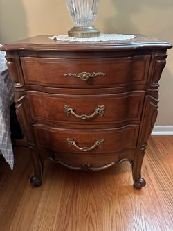 SET OF AUTHENTIC SOLID WOOD NIGHTSTANDS
