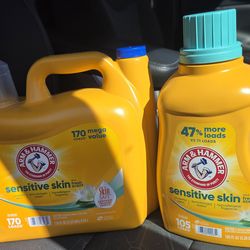 Arm & Hammer Sensitive Skin Laundry Detergent (170 or 105 Loads)
